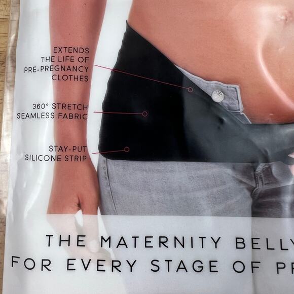 Isabel Maternity White Bellaband - Size Medium/Large - NWT - Picture 2 of 5